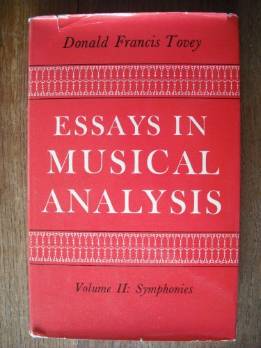 Essays in Musical Analysis - Volume I - Symphonies 0193151286 Book Cover