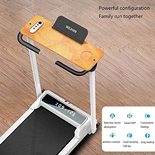 Treadmill,Electric Running Machines with Remote Control,Ultra-Quiet Flat Treadmill for Gym Indoor Fitness,Max Load 100KG,for Men and Women - Afbeelding 5