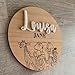 Custom Name Sign with Engraved Animals, Personalized Baby Announcements Sign, Nursery Room Decor, Jungle Theme (Design 2)
