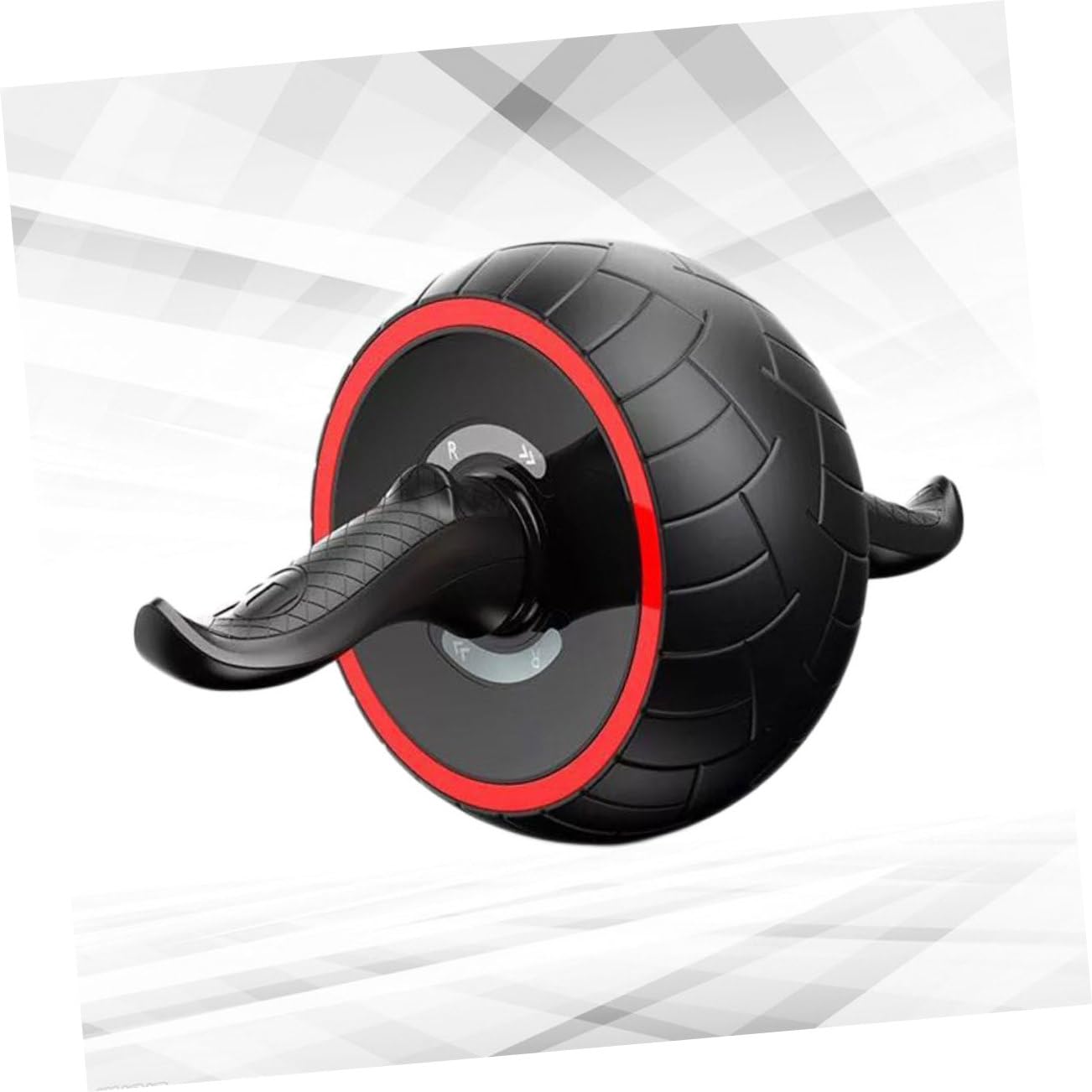 Ruota Addominali Fitness Gomma Antiscivolo per Allenamento Core Trainer Addominali Silenzioso e Palestra Effettivo e Brucia Grassi