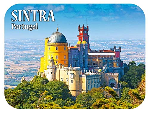 Imán decorativo rectangular Sintra Portugal miniatura 1