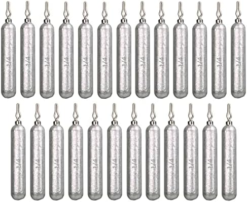 Reaction Tackle- Lead Drop Shot Weights - dropshot sinkers, 1/4 oz