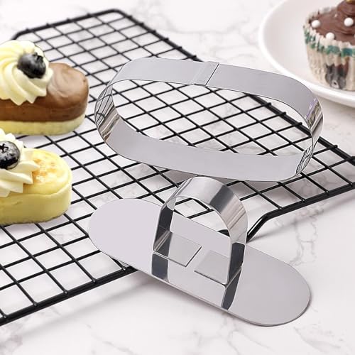 Moldes para anillos de alimentos y repostería en acero inoxidable 5