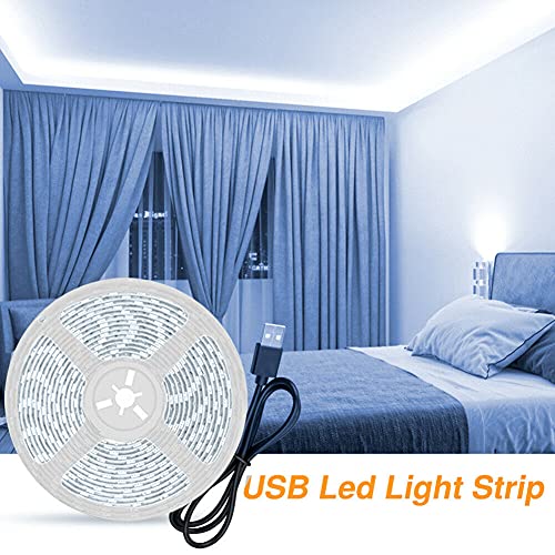 Tira LED Flexible Ausuky 4m Luz Blanca USB 5V miniatura 4
