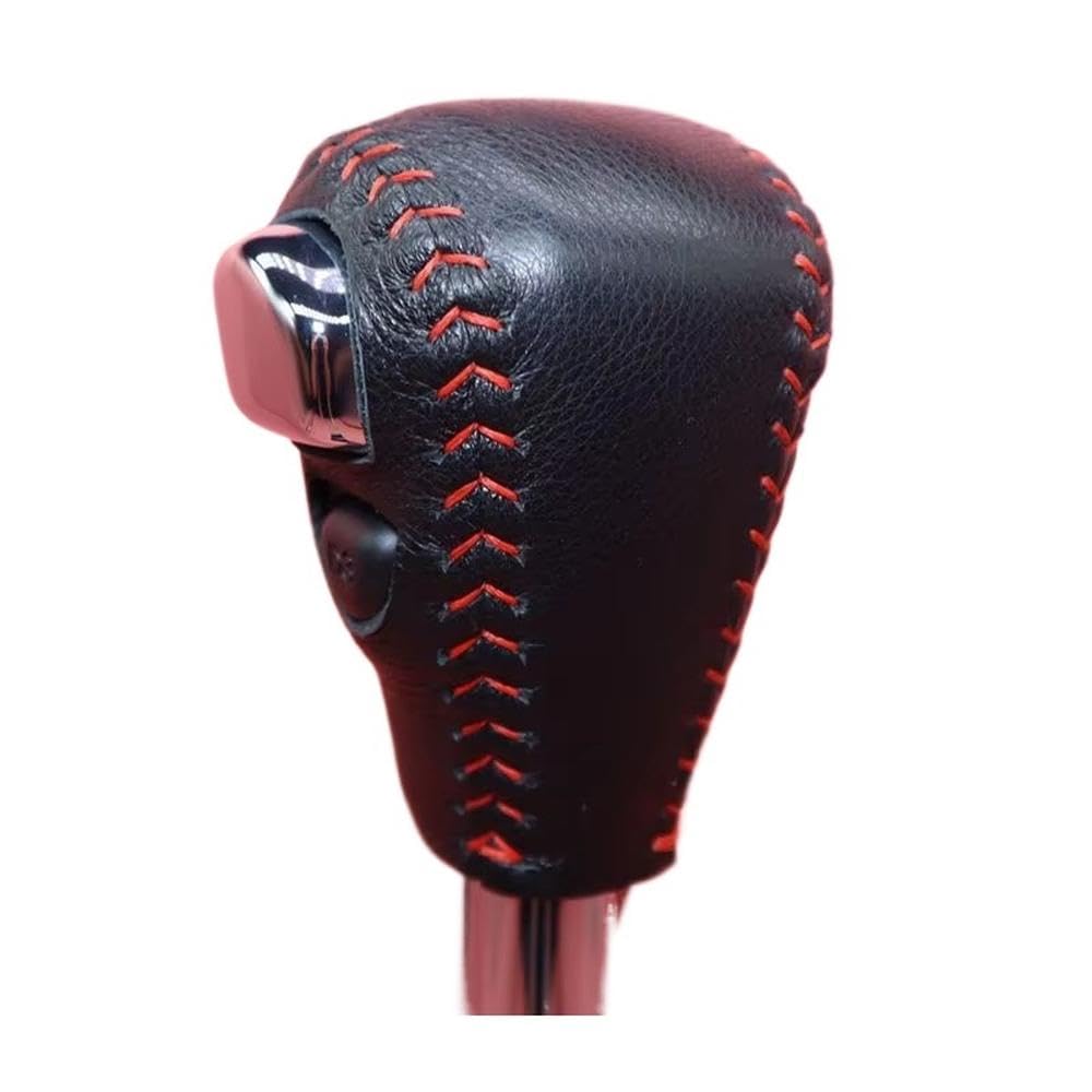 Ydxherta Red Auto Accessory Real Leather Gear Shift Knob Cover For Crv Cr-V 2012 2013 2014