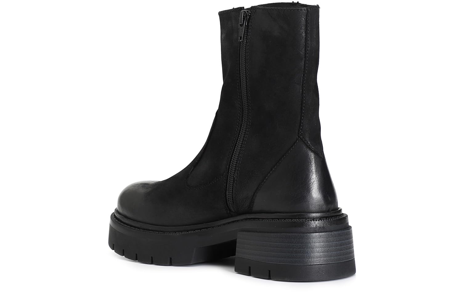 CAFèNOIR - Damen-Nubuk-Ankle-Boot Mit Langem Reißverschluss, Für Frauen, Farbe