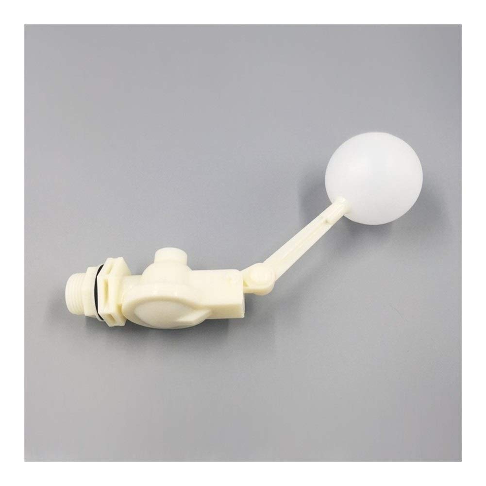 Control del Nivel de Agua líquida DN15 DN20 1/2 3/4 Pulgada DN25 1 Pulgadas BSPT Hilo Flotador de plástico válvula de Bola de Piscina del Tanque de flotación Ajustable Válvula YIJIAN (Size : DN15)