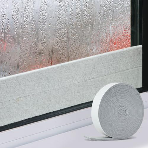 Anti Kondensations Klebeband Kondensationsstreifen Für Fenster Saugfähige Streifen Kondensation Filzstreifen Grau 3cm*4m