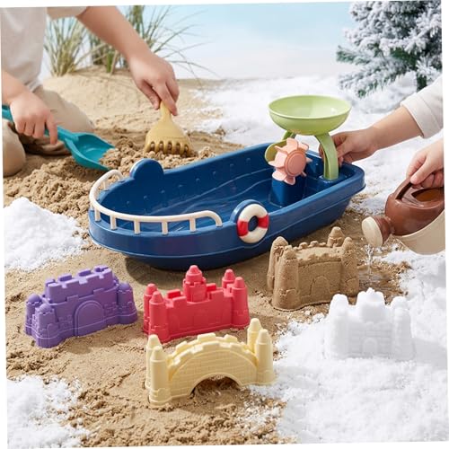 Jouets de sable de plage complets avec seau château et pelles - 2