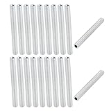 Aexit 20Pcs M6 Lighting fixtures and controls 1mm Pitch Threaded Zinc Plated Pipe Nipple Lamp Parts 60mm Long