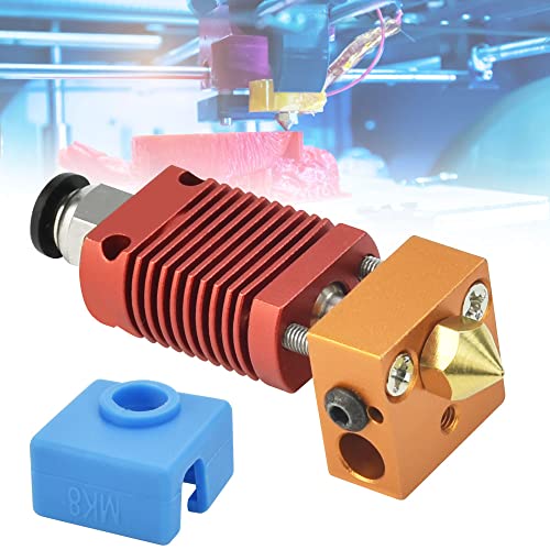 WANTOUTH Hotend Extruder 3D Drucker Aluminium Wärme Block für Creality Ender 3 / Ender 3 Pro/Ender 3 V2 3D Drucker