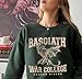 SsofieStore Basgiath War College Sweatshirt - Fourth Wing Book Dragon Rider Violet Sorrengail Sweater S Forest