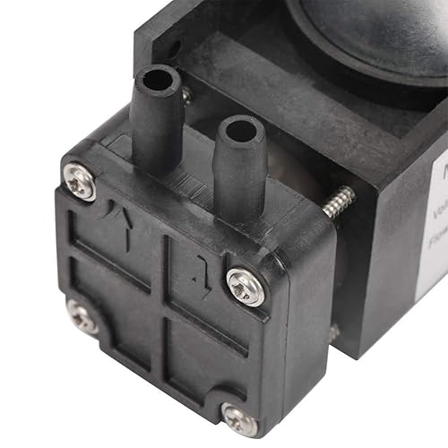 Miniatura 6 de Mini bomba de vacío sin aceite de DC 24V, pequeña bomba sin aceite de -85KPa 40Lmin para aire de gas