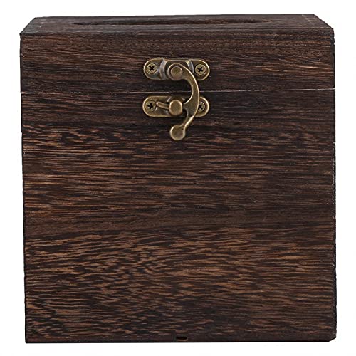 Retro sty1e Wooden Tissue Box , Tissue Box Cover Retro Rectangular Facial Tissue Box Holder , Rectangular Wooden Retro tissue Napkin Holder Case Home Office Car Decor(22 X 12 X 10cm)(M)