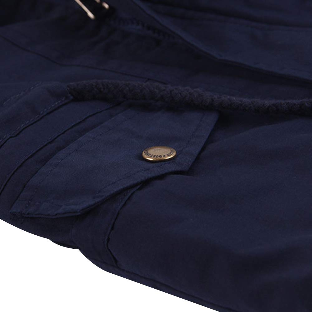 amropi Garçon Hiver Manteau Parka Blousons avec Capuche Doublure Polaire 3-9 Ans