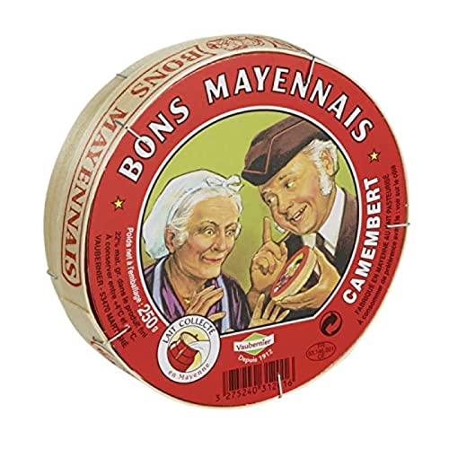 Bons Mayennais Camembert au lait pasteurise - La boite de 250g