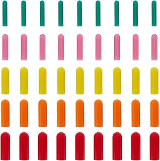 PLIGREAT 45 Pcs Zipper Head Silicone Covers Protector Guards for Laundry, 5 Sizes Colorful Zippers Covers for Protect from Washer and Dryer Clothes Scratches Fits #3 to #15 Zipper Sliders, 5 Colors
