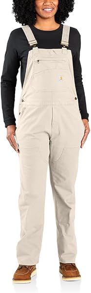 Carhartt Robuuste Flex Loose Fit Canvas Bib Overall Dames