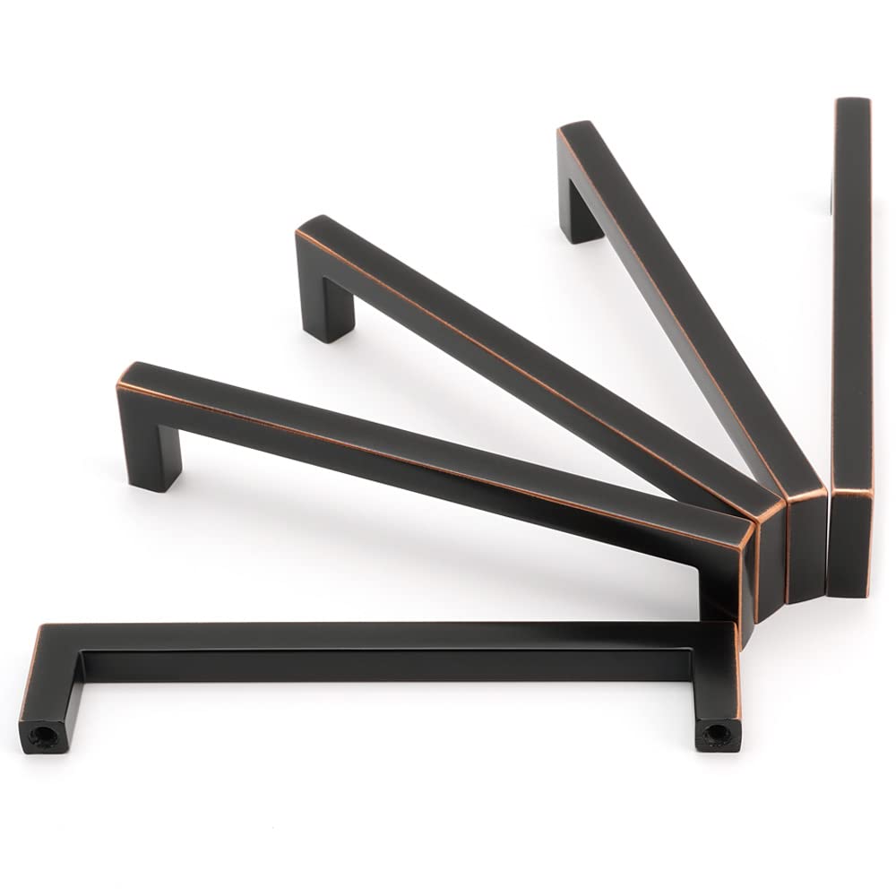 KOOFIZO 5 Pack 5 in Oil Rubbed Bronze Cabinet Pulls, Drawer Handles 1816