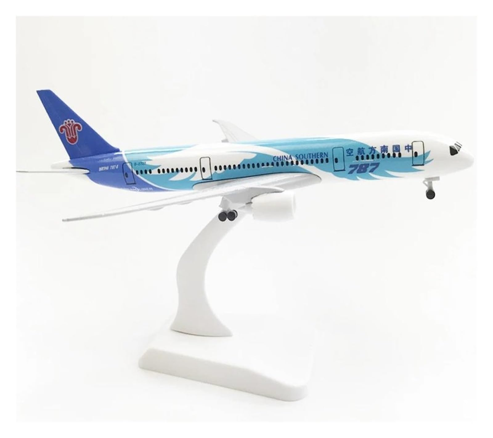 Modelo de avión B787 réplica de metal de 20 cm escala 1:400 adorno de aleación coleccionable