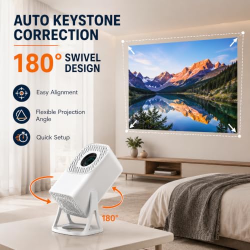 UNICRON Projector for Mobile, Smartphones, Laptop, Android 14 750 g - Image 5