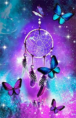 Diamant peinture art kits papillon décoration murale salon salon 60x90cm