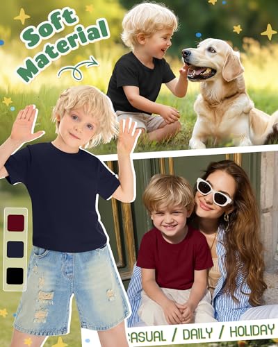 Image of Oakgarden 3 Pack Toddler Boys Crewneck T Shirts