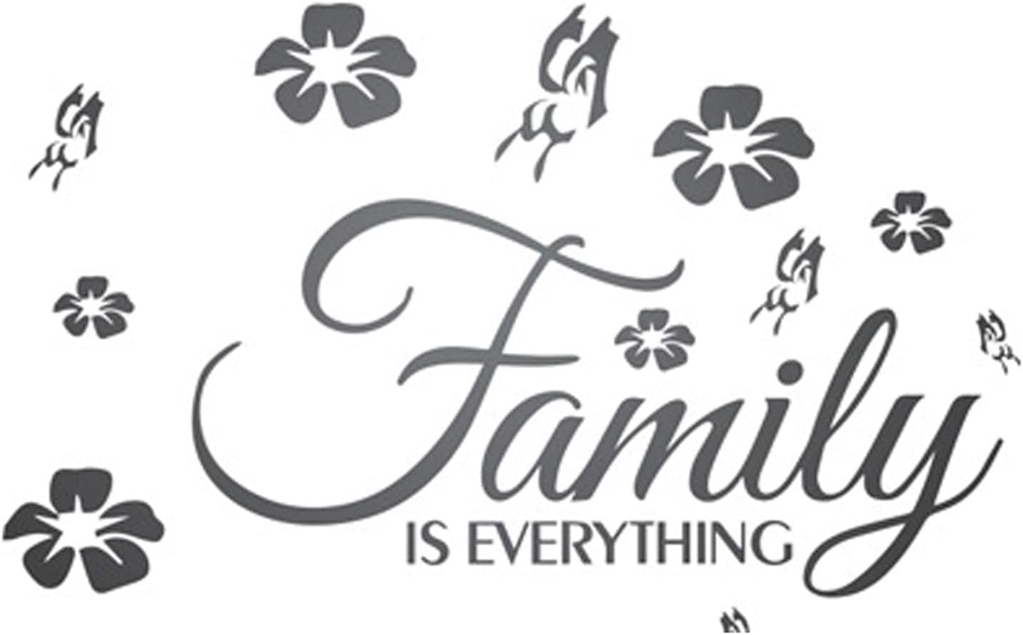 INCAUCA Family is Everything Wall Decor, 3D Acrylic Mirror