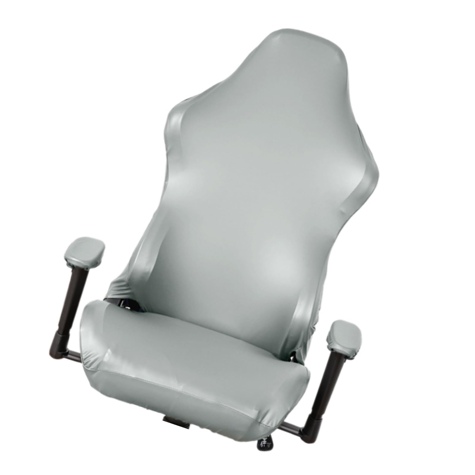 Nucelit Stretchable Chair Slipcovers PU Gaming Chair Covers with Armrest Covers for Home and Gaming