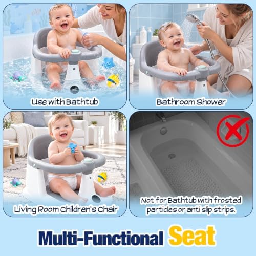 Baby Bath Seat for Babies Sitting up, Bathtub Seat for 6 Months and up — 사진 6