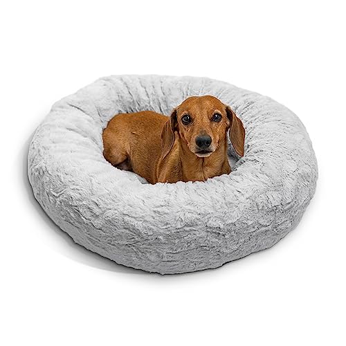 Coussin pour chat et chien Original Calming Donut panier gris 58 x 58 cm - 2