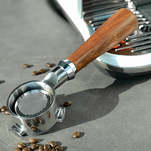 Bulipu 54Mm Bottomless Portafilter - Fits Breville Espresso Coffee Machine Barista Express, Pro, Touch, Bambino (Plus), Bes870Xl/870Bsxl/878Bss/880Bss/840Xl +Filter Basket +Wall Holder #TOP4