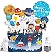 ZDQC 25 decorazioni per torte astronaute, spaziali, decorazione per torta astronauta, per compleanno, spazio, decorazione spaziale, decorazione per cupcake, decorazione astronauta