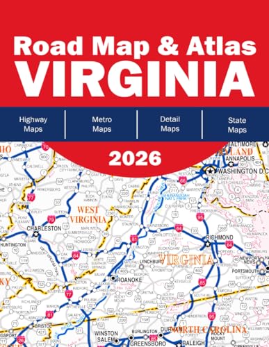 Virginia Road Map - Virginia Road Atlas - Virginia Road Trip Map