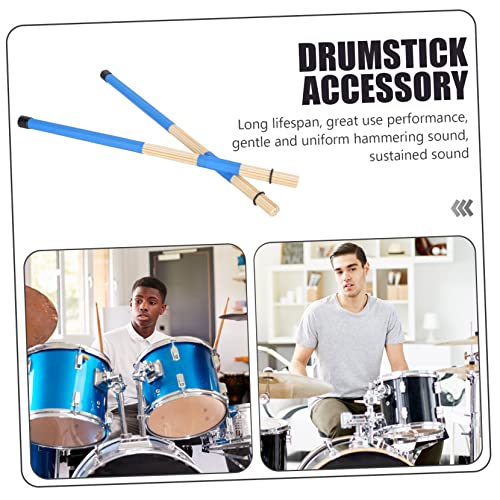 Baqueta de madera para percusión - accesorio para instrumento de batería miniatura 5