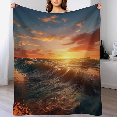 Manta mullida de forro polar Sonneset ideal para tardes de sofá 2