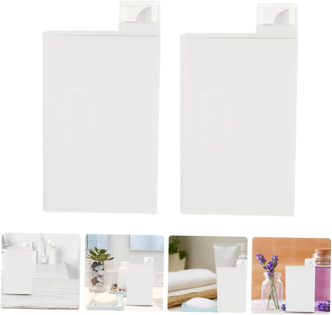 2pcs Laundry Detergent Refillable Bottles Lotion Sub Containers for Shower Gel image 4