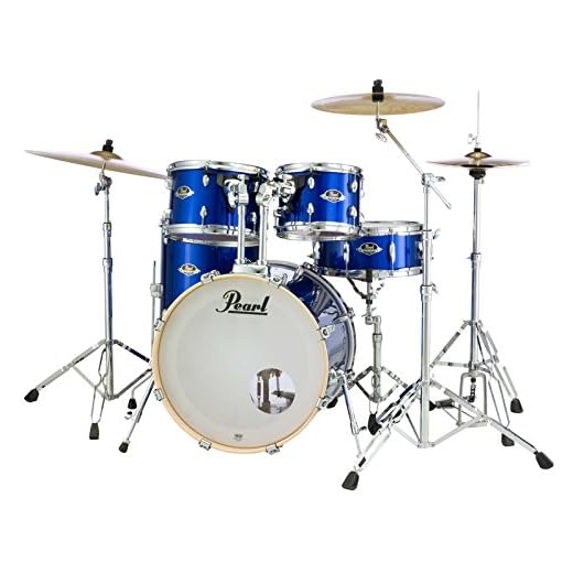 Pearl Drum Set, High Voltage Blue (EXX725/C717)