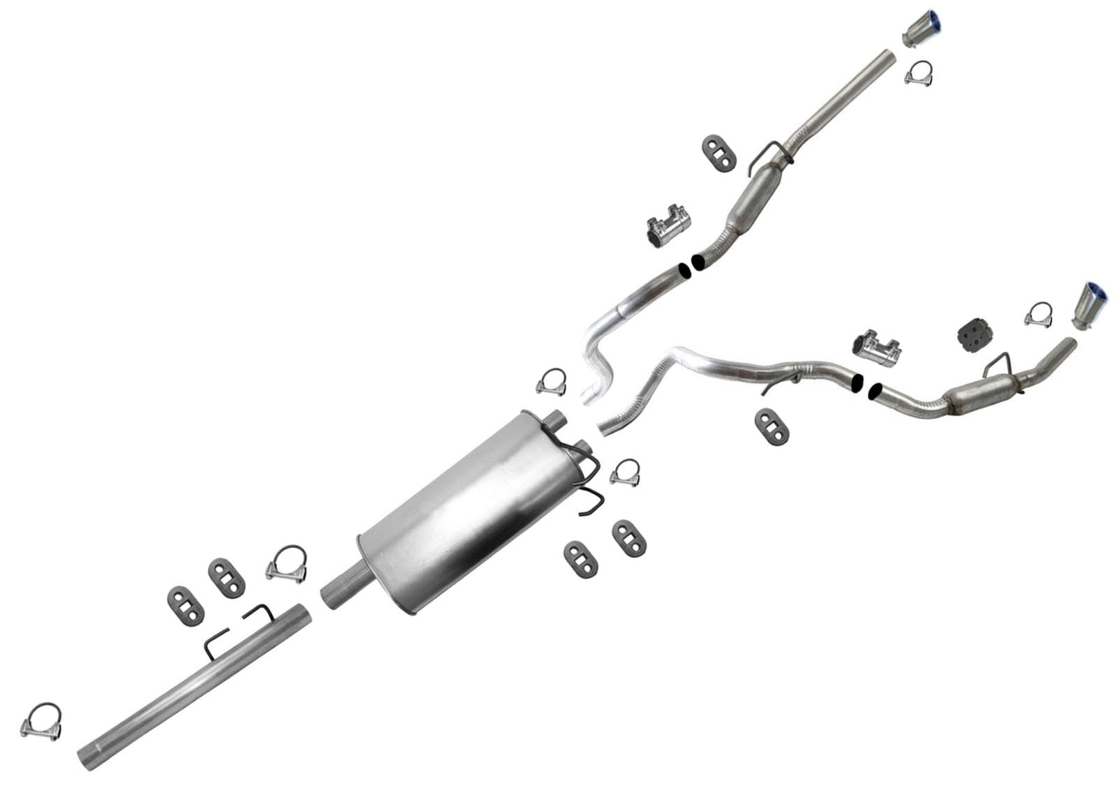 Exhaust Fits Ram With Factory Duals - exhaust for ram 1500 5.7 hemi