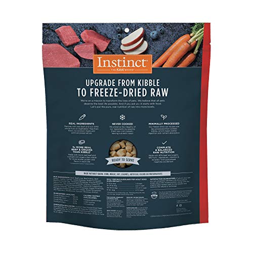 Instinct 6171405 Freeze Dried Raw Meals Grain Free Recipe Dog Food thumb #1