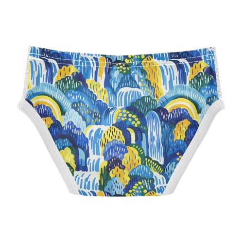 visesunny Boys Cotton Underwear Mountain Waterfall Pattern Printed Toddler Soft Training Briefs Size 2T-8Y for Kids2