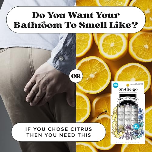 Image of Poo-Pourri Before-You-Go Toilet Spray, Travel Essentials, .34 Fl Oz, In A Pinch Variety 3 Pack, Each Up to 20 Uses, On-The-Go Bathroom Odor Deodorizer with Essential Oils, TSA Approved Size, 3 Scents