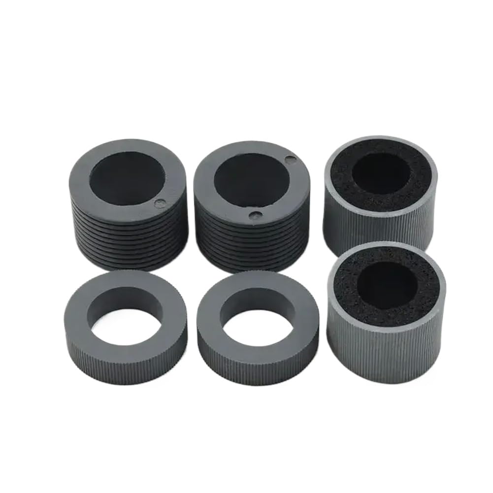 Walzen Set Bremswalze Trennwalze Reifen Gummi Kompatibel Mit Fi-6400 Fi-6800 PA03575-K011 PA03575-K012 PA03575-K013