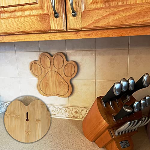 Tabla de cortar de madera con forma de pata - Pet Fit For Life miniatura 4