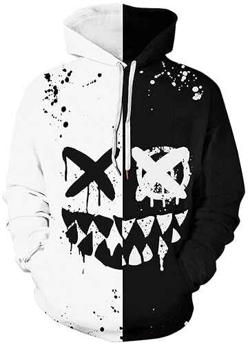 Felpe con Cappuccio Stampa di 3D Fantasia Stile Magia per