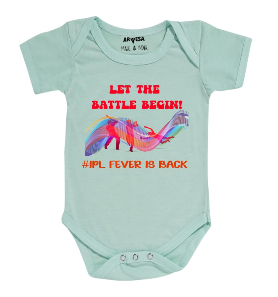 ARVESA Special Occasion Theme Unisex Baby White Romper Onesie Half Sleeve Envelope