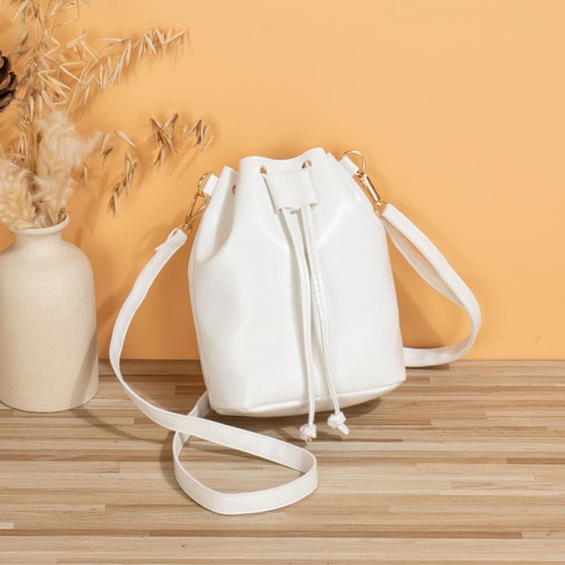 Miniatura 3 de Bolso de hombro para mujer, bolso cruzado de PU con cordón de hombro, bolsos de diseñador para mujer