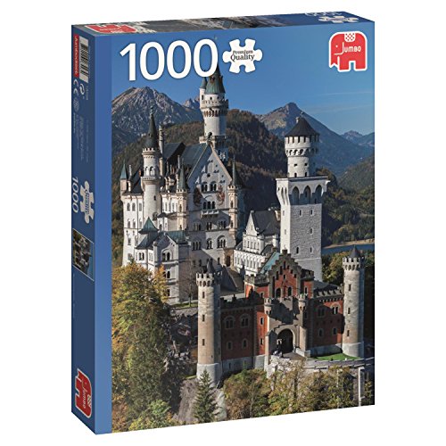 Preisvergleich Produktbild Jumbo 18558 Neuschwanstein 1000 Teile Puzzle, Mehrfarbig
