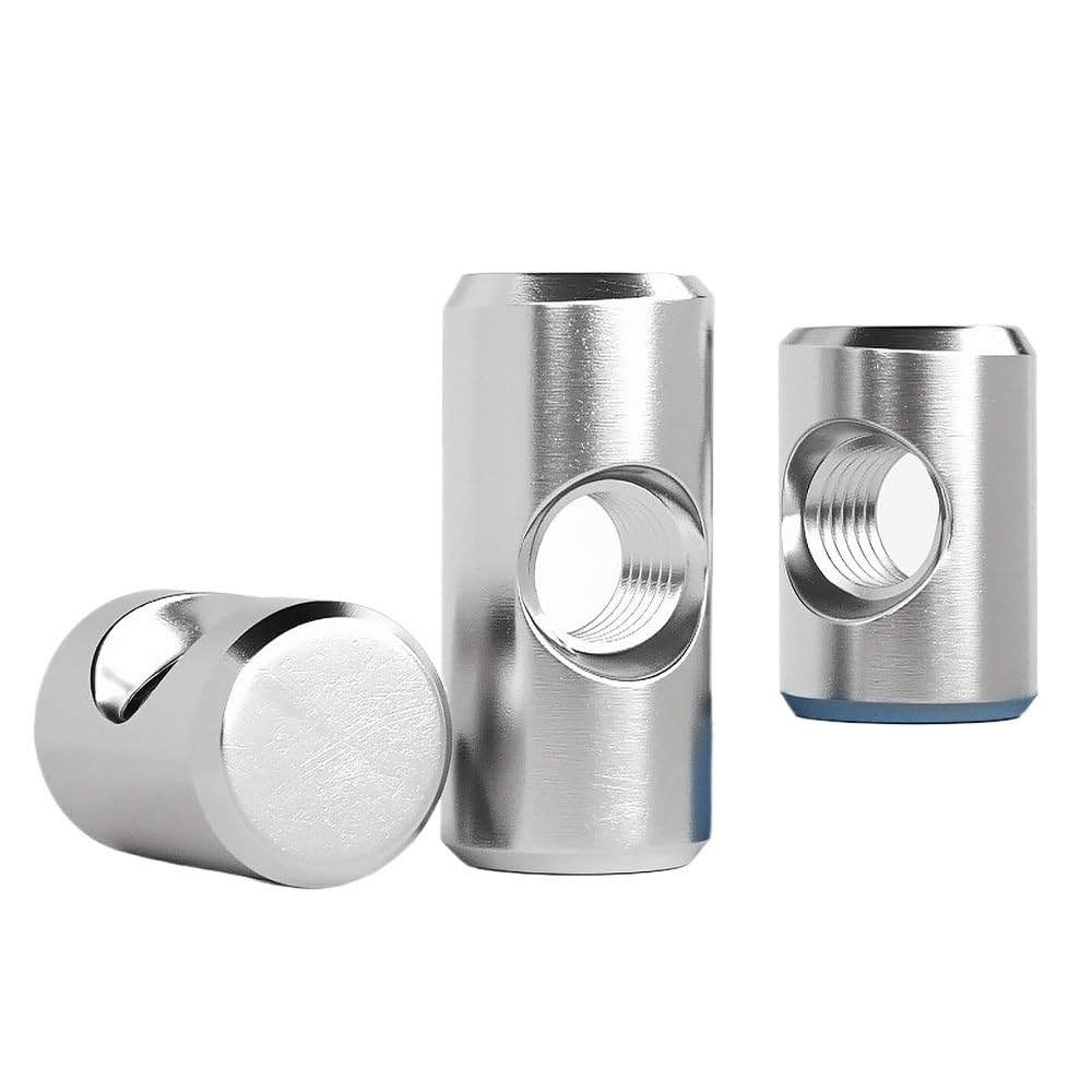 M4 M5 M6 304 Stainless Steel Cross Hole Barrel Nut(14mm (10pcs),M6)