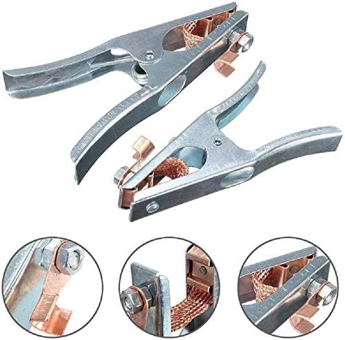 Miniatura 2 de 2 unids 300A500A800A Tierra Cable Clip Abrazadera Soldadura Manual Soldador Electrodo Titular de soldadura Procesamiento de soldadura Abrazadera de